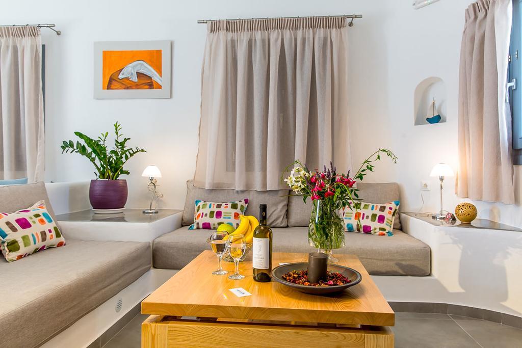 Aspronisi Luxury Villa With Caldera View Megalochori  Zimmer foto