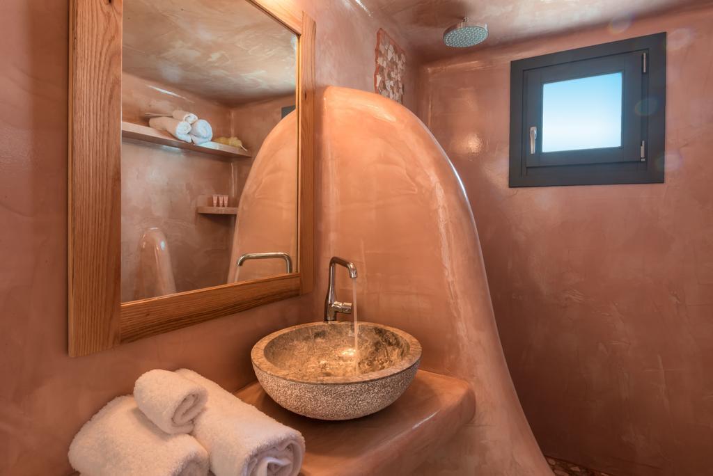 Aspronisi Luxury Villa With Caldera View Megalochori  Zimmer foto