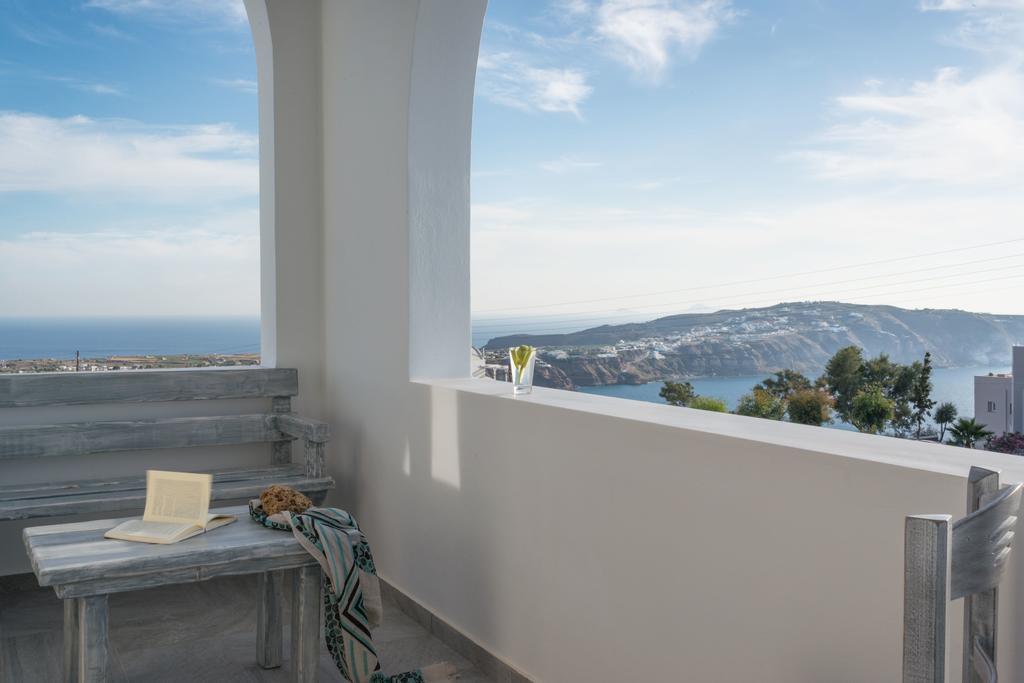 Aspronisi Luxury Villa With Caldera View Megalochori  Zimmer foto